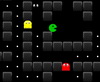 Green Pacman ügyességi játék