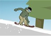 Downhill Snowboard